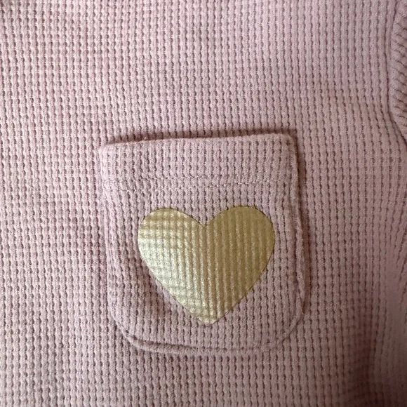 Pekkle Girls' Hooded Long-Sleeve Top with Heart Pocket - Picture 2 of 4